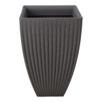 VASO PLASTICO COR:CINZA
