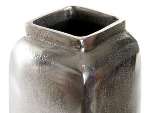JARRAO ALUMINIO 12X12X40CM. ALT. COR:PRATA