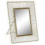 MOLDURA 10X15 FERRO+VIDRO L.17X22CM ALT. DOURADO