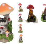 ANIMAIS C/COGUMELO SOLAR 18ALT. CM