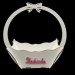 CESTA MDF LAÇO 26X7.5X26,5ALT. MADRINHA