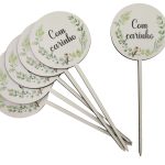 ESPETO PACK/6 18CM ALT. COM CARINHO