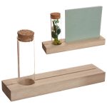 BASE MADEIRA C/SUPORTE CARTAO+TUDO C.20X10ALT.CM