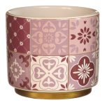 VASO FARO ROSA DIA.9,5X8,5ALT.