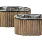 BASE MADEIRA CONJ.2 OVAL DIA.26X12ALT.CM