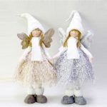 ANJO EM PE GORRO BRANCO 45CM 2STD