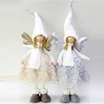 ANJO EM PE GORRO BRANCO 55CM 2STD