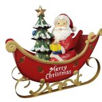 PAI NATAL C/TRENO C/ARVORE NATAL 23X53X44 CM