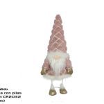 PAI NATAL C/1LED ROSA 26X20X72CM