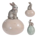 COELHO C/OVO CERAMICA 13CM