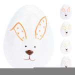 OVO CERAMICA CARA COELHO 6X8CM