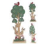 COELHO C/ARVORE MADEIRA 31CM