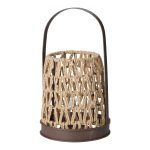 LANTERNA CORDA+METAL DIA.18X32CM ALT.