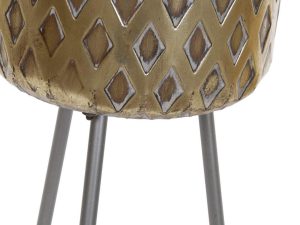 FLOREIRAS CONJ.2 METAL 28,57X28,57X74,9