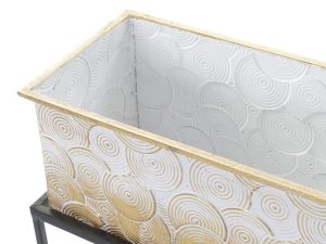 FLOREIRAS CONJ.2 METAL 53,5X26X60