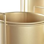 FLOREIRA C/PES CONJ.3 METAL 30X30X80 DOURADO