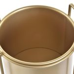 FLOREIRA C/PES CONJ.3 METAL 30X30X80 DOURADO
