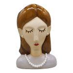 CACHEPO FIGURA MULHER 17X9X23,5ALT.