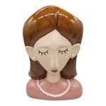 CACHEPO FIGURA MULHER 21X12X33,5 ALT.