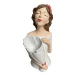 FIGURA MULHER 20,5X16,5X40,5ALT.