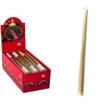 VELA LISA 25CM COR:OURO