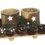 PORTAVELA X2 C/PINHAS 25X17X13