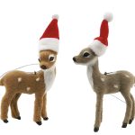 VEADO C/GORRO 10CM PENDURAR