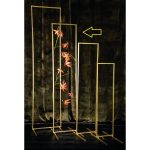 ESTRUTURA RECT. C.40CMXALT.1,70MT COR:OURO