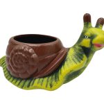 CERAMICA- CARACOL VASO L.20XC.35XALT.19CM