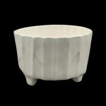 CERAMICA- TAÇA C/3 PES DIA.20X15ALT. COR:SORTIDAS