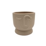 CERAMICA- JARRA SUNY DIA.14X13CM ALT. COR:TERRA MATE