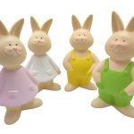 CERAMICA- FIGURA COELHO/A 32CM COR: SORTIDAS