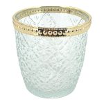 PORTAVELAS VIDRO DIA.9XALT.9CM