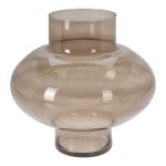 VIDRO- JARRA COR:CASTANHO