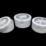 CONJ. 3 CAIXAS CARTAO RED. COR BRANCO 22X10CM