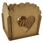 MDF CAIXA MAE NATURAL 15X15X15