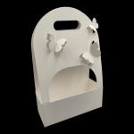 CAIXA PAPEL BORBOLETAS 20X8X30CM COR:BRANCO