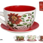 CHAVENA NATAL C/PRATO 23CM