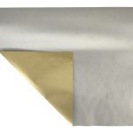 KRAFT BICOLOR 70CMX50MT COR:PRATA/OURO