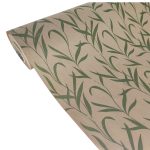 ROLO KRAFT 70CMX50MTS GRAVADO VERDE