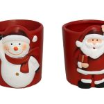 CACHEPO FIGURAS NATAL 7,6X6,8X8CM