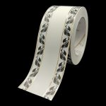 FITA FUNERAL 6CMX50MTS COR:BRANCO/PRETO