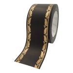 FITA FUNERAL 6CMX50MTS COR:PRETO/OURO