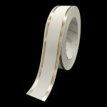 FITA FUNERAL 3CMX50MTS COR:BRANCO/OURO