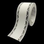 FITA FUNERAL 6CMX50MTS COR:BRANCO/PRETO