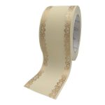 FITA FUNERAL 6CMX50MTS COR:CREME/OURO