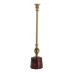 CANDELABRO BASE MADEIRA 45CM