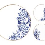 MARCADOR FLORES AZUL