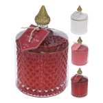 VELA PREFUMADA EM POTE DE VIDRO C/TAMPA