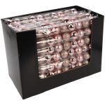 BOLAS NATAL 10UNID 5CM COR:ROSA